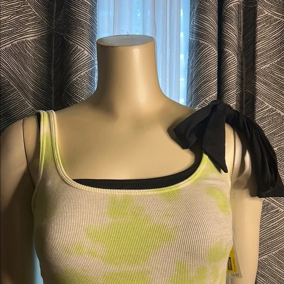 Abound Lime Tie-Dye Dress - Picture 7 of 9